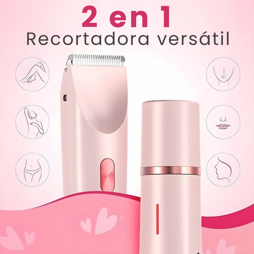 SkinTrim - Recortadora 2 en 1 para la Línea del Bikini y el Rostro